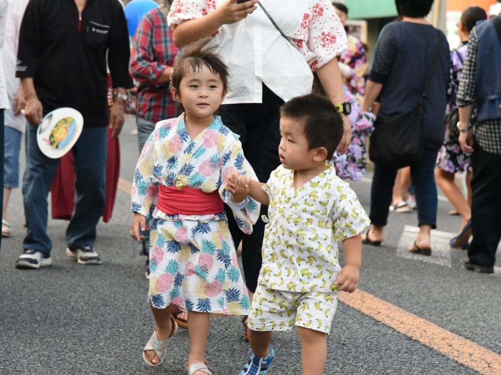 野田夏まつり躍り七夕