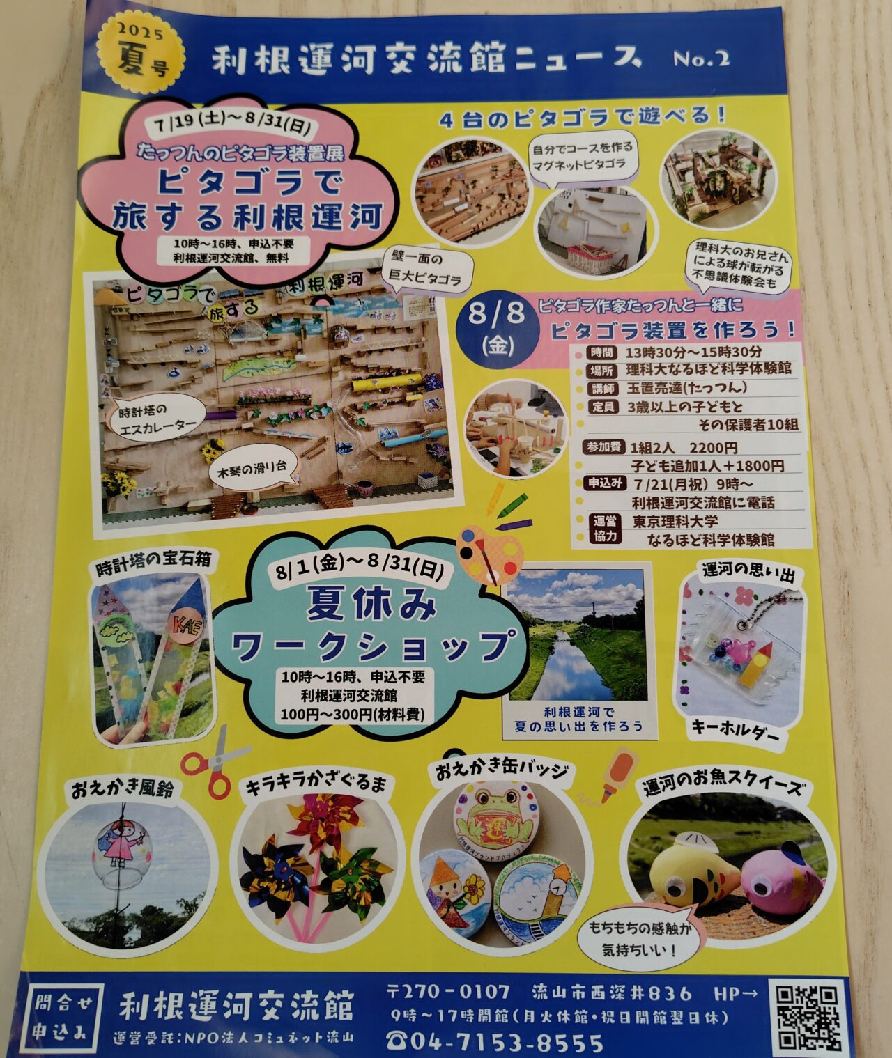 2025年ピタゴラ利根運河