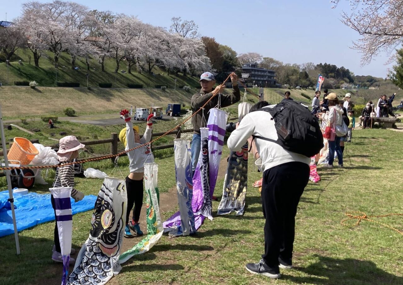 2026年鯉のぼり泳がせ隊&流山クリーン活動